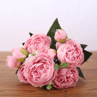 Rose Pink Silk Bouquet