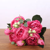 Rose Pink Silk Bouquet