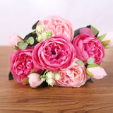 Rose Pink Silk Bouquet