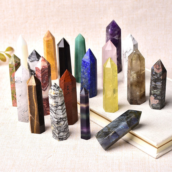 Natural Stones Crystal Obelisks