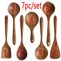 Teak Natural Wood Kitchen Set