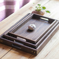 One Piece Retro Wooden Pallet Trays