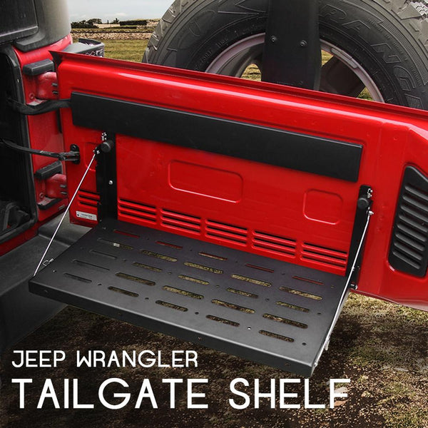 Jeep Wrangler Rear Folding Tailgaiting Shelf